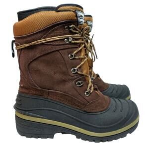 Ranger Thermolite men's size 7 suede and rubber lace up boots brown
